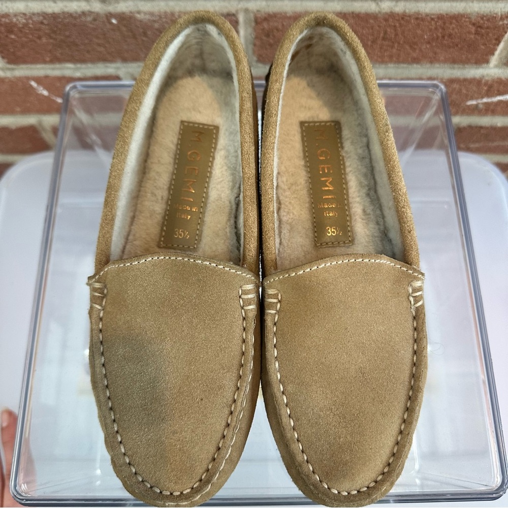 M. Gemi Moccasin Felize Suede Size‎ 35.5 / 5 Tan - Picture 5 of 11